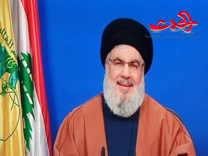 نصر الله: الاميركيون يتدخلون باي تحرك يحصل في العالم!