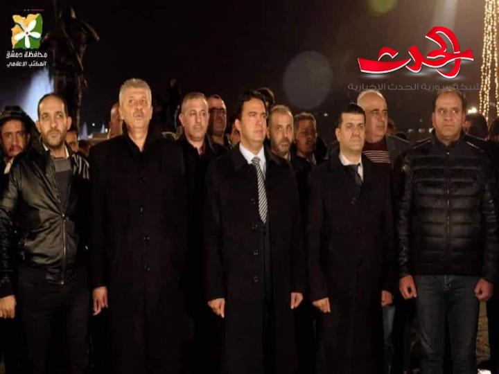 الوردة الشامية في ساحة الأمويين 