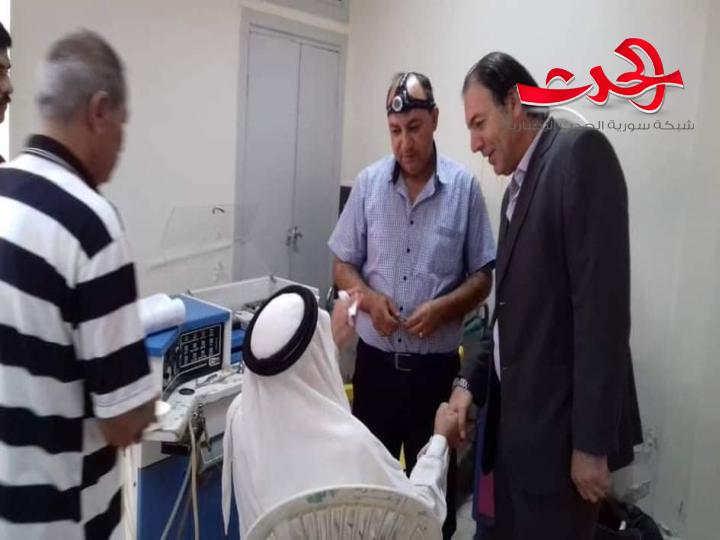 ازدياد ملحوظ في خدمات المشافي الوطنية بدرعا و توفير آلاف الخدمات الطبية المجاني والمراجعين يصل عددهم  حوالي ٥٠٠ ألف مراجع 