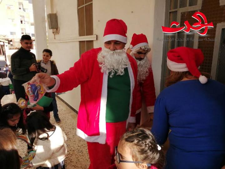 بمناسبة أعياد الميلاد حفل للأطفال في الكنيسة الانجيلية بدرعا