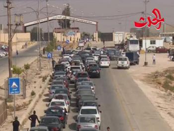 نحو مليون مسافر اجتازوا معبر نصيب منهم 28 ألف سوري 