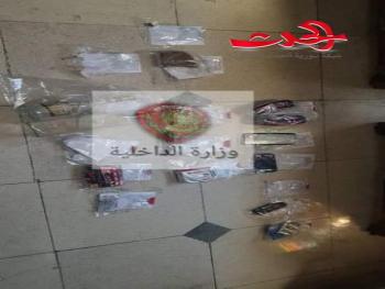 توقيف سارقي جوالات في ضاحية قدسيا، و مشاجرة تؤدي لكشف عن متعاطي مواد مخدرة