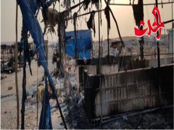نظام أردوغان يقصف مخيمات المدنيين ويخلي إرهابيي (داعش) وعائلاتهم منها