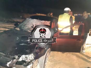 وفاة رجل وزوجته بحادث سير على اتستراد حرستا باتجاه دمشق