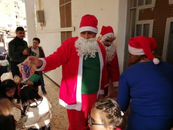 بمناسبة أعياد الميلاد حفل للأطفال في الكنيسة الانجيلية بدرعا