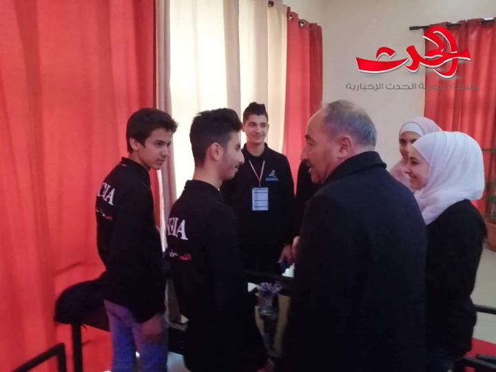 تكريم فريق درعا الوطني للأولمبياد العلمي السوري