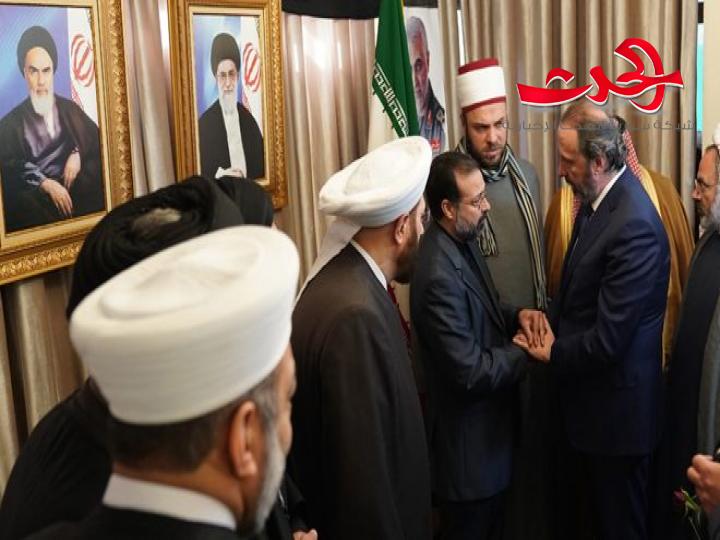 بتكليف من الرئيس الأسد.. الوزير عزام يقدم التعازي باستشهاد الفريق سليماني وكوكبة من رفاقه المقاومين