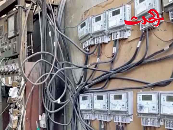  6 آلاف حرامي كهرباء بدمشق في 2019