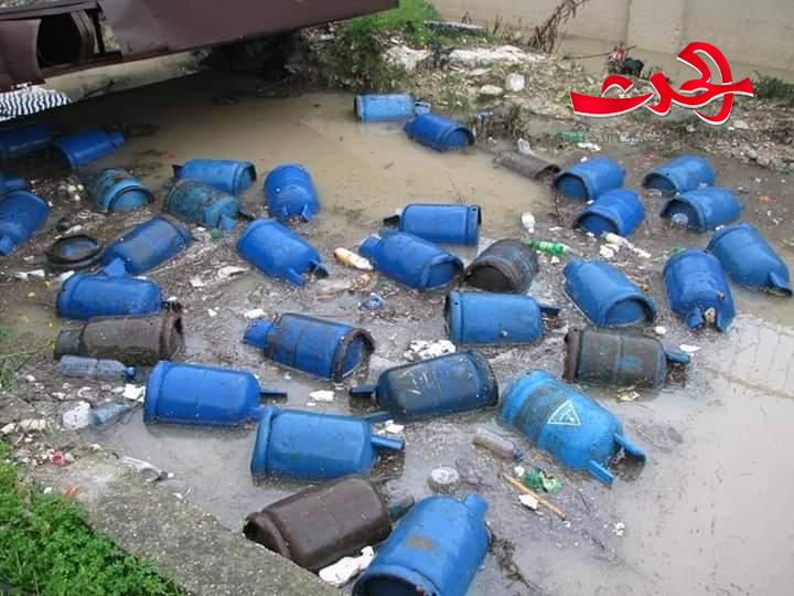 وحدة تعبئة الغاز في سنجوان باللاذقية تعود للخدمة