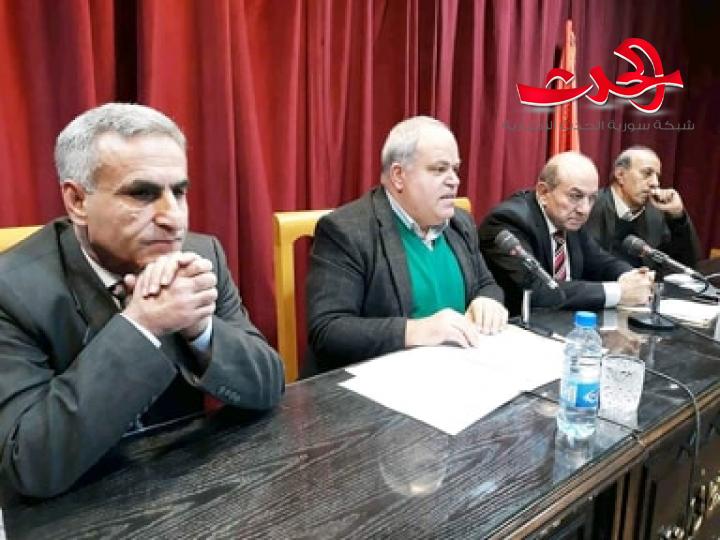 فرع إدلب لاتحاد الكتاب العرب والمركز الثقافي في أبو رمانة في ندوة فكرية تواجه الغزو الثقافي التركي