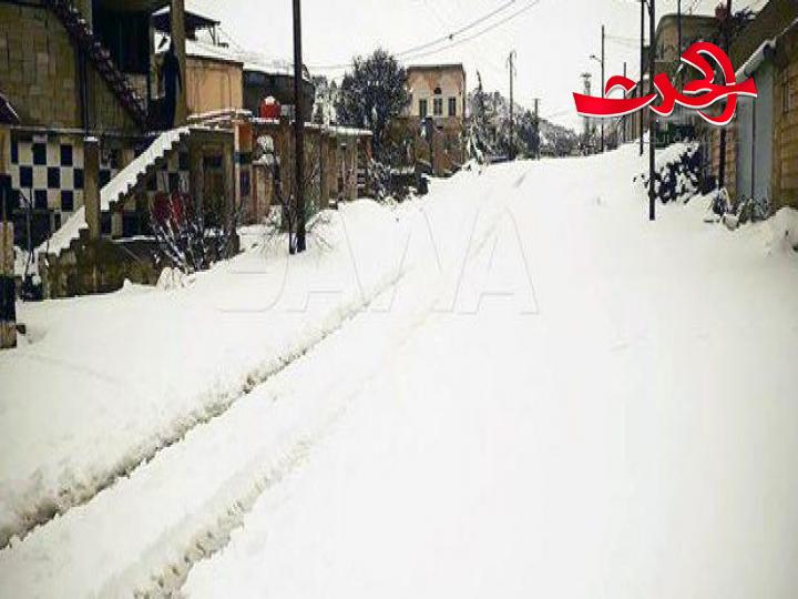 الطرق المغلقة نتيجة الأحوال الجوية السائدة مساء اليوم