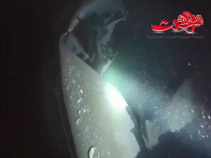 الكوادر الفنية بوزارة النفط تبدأ عمليات تقييم وإصلاح الأضرار بمرابط النفط في بانياس