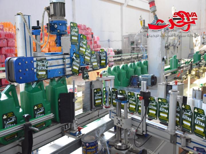 زيت فرامل بإنتاج محلي وخبرات وطنية متميزة في معمل حمص للزيوت