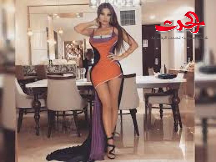 هيفاء وهبي من المكسيك باطلالة برتقالية