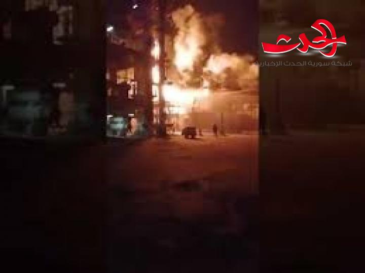 اعتداءات ارهابية على مصفاة حمص ومحطة غاز الريان ومعمل ايبلا