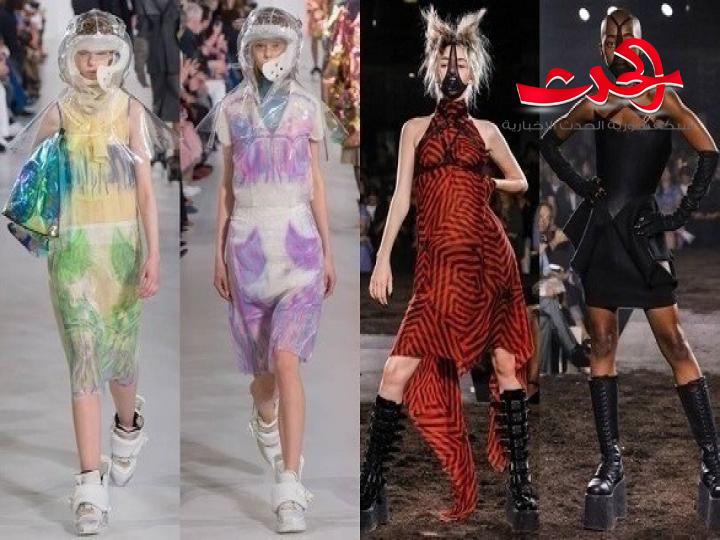 شاهد هذه التصميمات الجديدة.. كورونا يوحي لمصممي الازياء