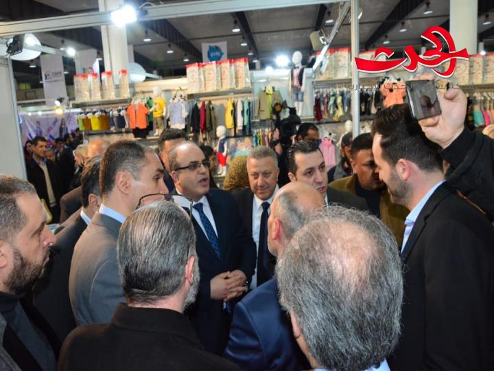 افتتاح معرض صنع في سورية التخصصي  الشهابي: هدفنا من المعرض استعادة الاسواق السورية في الخارج وإخراج المنتج التركي منها