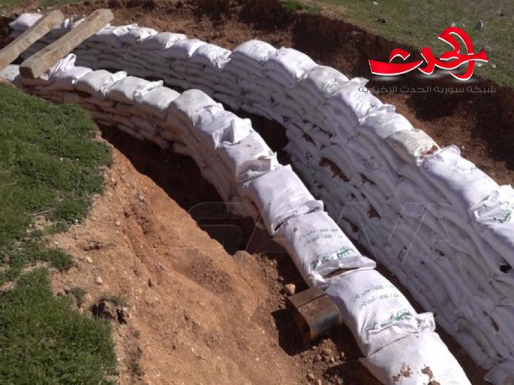 بالصور.. أنفاق ومتاريس من مخلفات جبهة النصرة في تل العيس بريف حلب الجنوبي