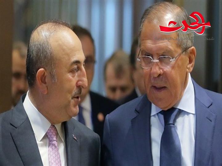 لقاء بين وزيري خارجية روسيا وتركيا في ميونخ بالمانيا 