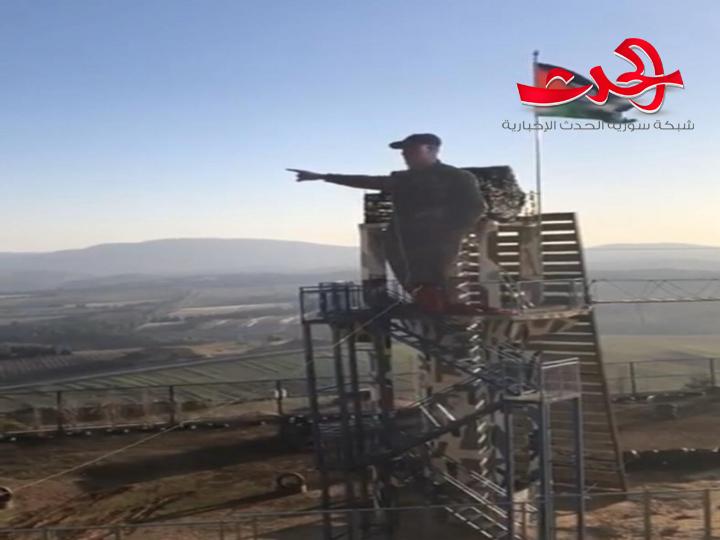 تمثال للقائد قاسم سليماني على الحدود بين لبنان وفلسطين 