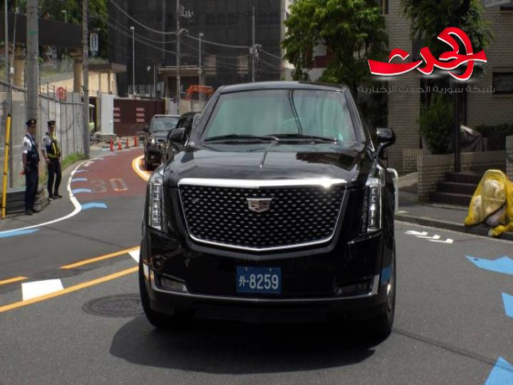الرئيس الامريكي في" وحش الرئاسة" على مضمار سباق سيارات شهير