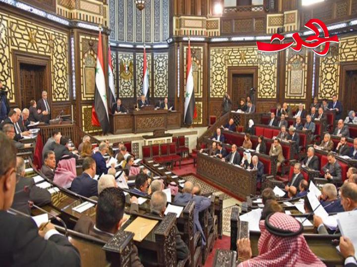 مجلس الشعب يحتفي بانتصارات الجيش العربي السوري ويطالب بإزالة المسميات العثمانية في الشوارع