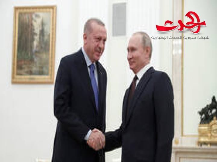 لقاء بوتين وأردوغان.. بوتين يجب تجاوز التوتر في ادلب