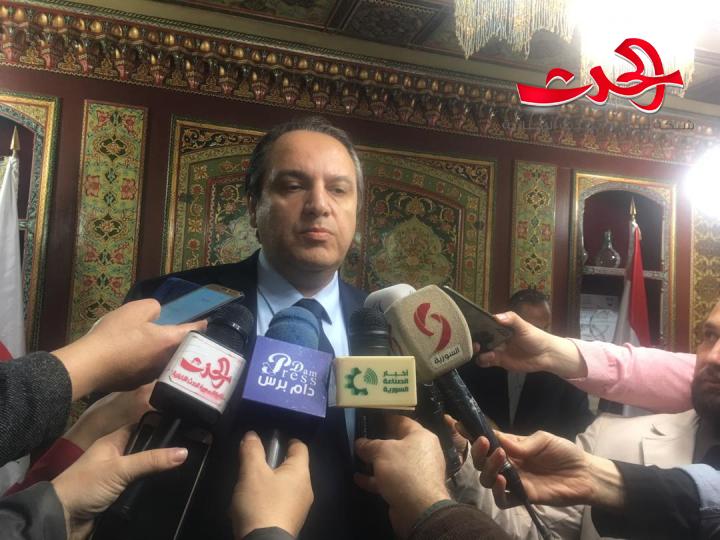 توقيع اتفاقية بين غرفة صناعة دمشق وريفها واتحاد المصدرين العرب بهدف فتح اسواق جديدة أمام الصادرات السورية
