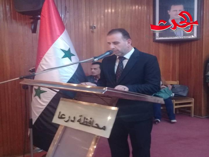 احياء لذكرى ثورة الثامن من آذار المجيده..تكريم عدد من أسر ذوي الشهداء في محافظة درعا
