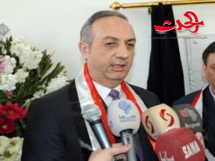 وزير المالية يفتتح مديرية مال عدرا الصناعية بمبناها الجديد ودائرتي مالية في المليحة وجرمانا
