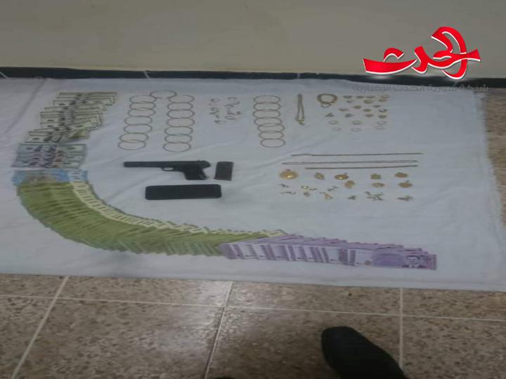 أمن درعا الجنائي يقبض على عصابة سلب وسرقة صاغة الذهب بحي السبيل