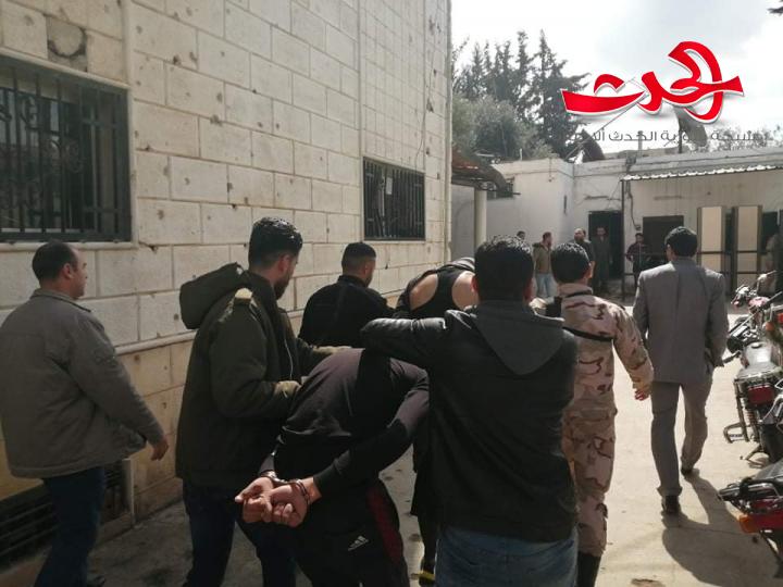 أمن درعا الجنائي يقبض على عصابة سلب وسرقة صاغة الذهب بحي السبيل