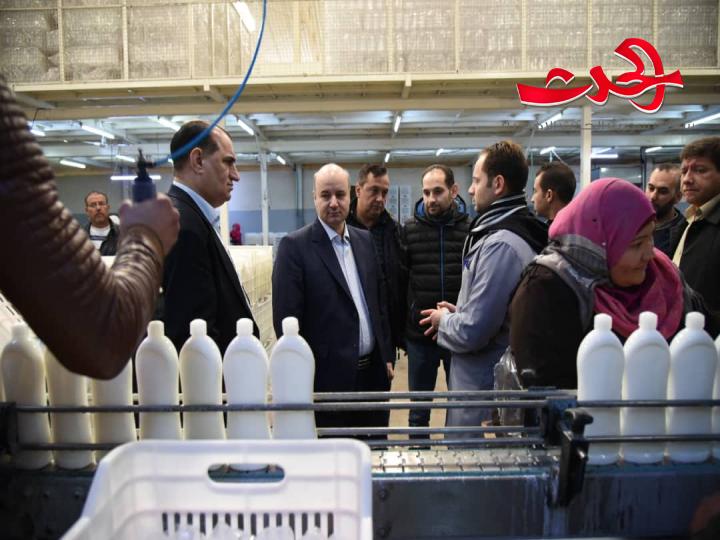  جولة مفاجئة لوزارة التجارة الداخلية الى عدد من معامل المنظفات و مواد التعقيم بعدرا