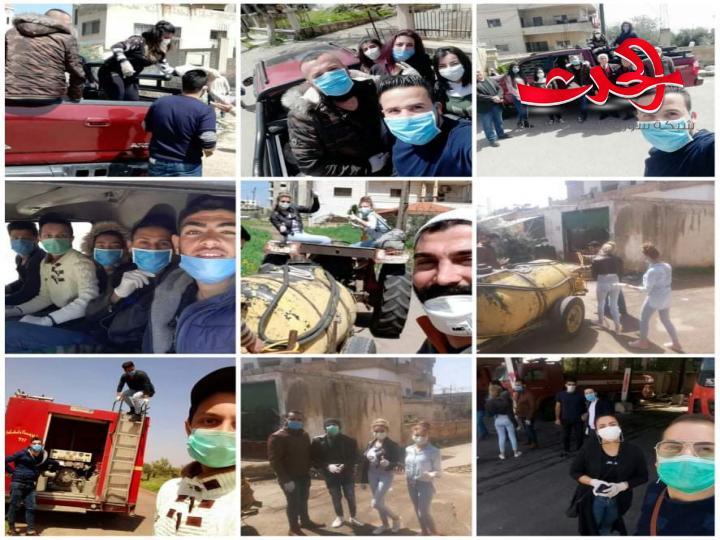 مساهمات متنوعة في السويداء لمواجهة الكورونا