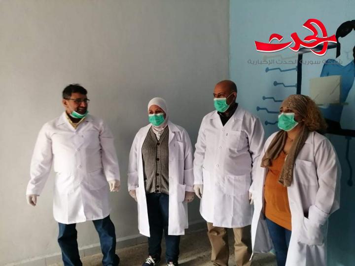 وزير الدولة للمنطقة الجنوبية يتفقد جاهزية مراكز الحجر الصحي بدرعا