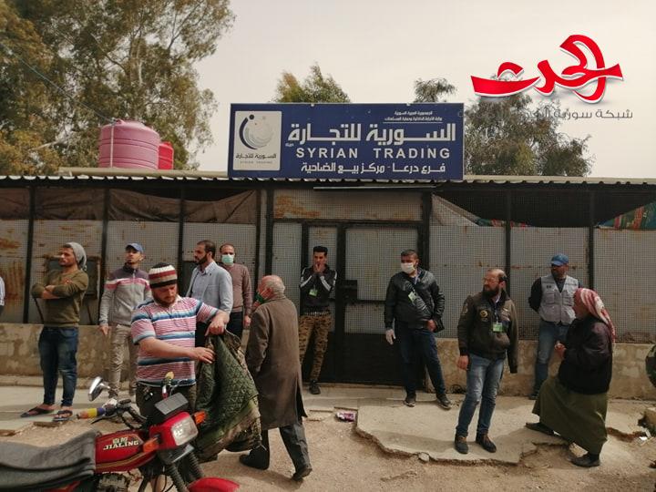 جمعية البستان الخيرية تبادر بتنظيم عملية الدور بصالات السورية للتجارة