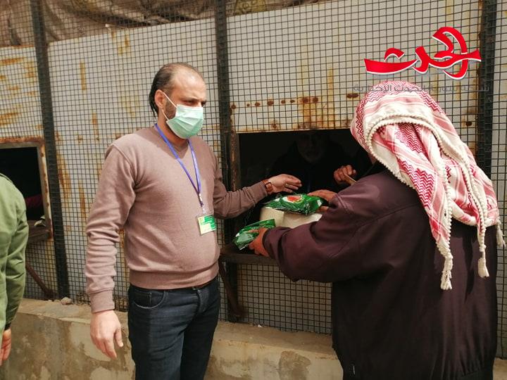 جمعية البستان الخيرية تبادر بتنظيم عملية الدور بصالات السورية للتجارة