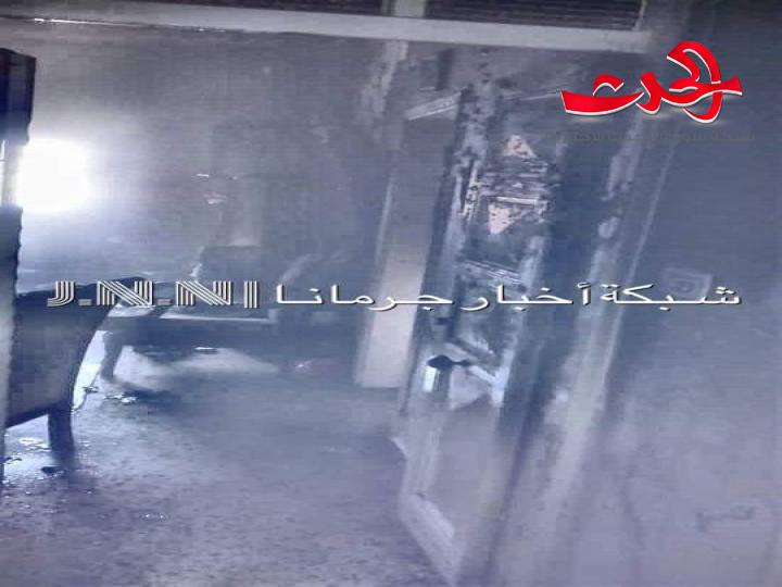 اخماد حريق كبير بحديقة السبيل في جرمانا.. والسبب؟