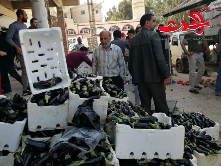السورية للتجارة تدخل إيجابي لإيصال الخضار من طرطوس لدرعا