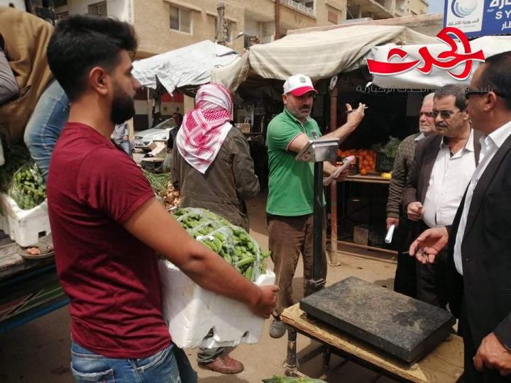    تدخل إيجابي لمحافظة درعا رحلة الخضار من الأرض للسوق