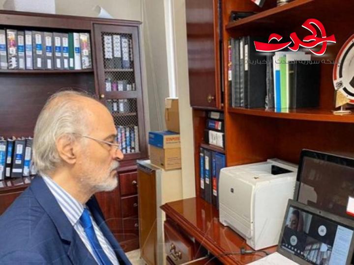 الدكتور الجعفري يجدد مطالبة سورية برفع الاجراءات القسرية المفروضة عليها 