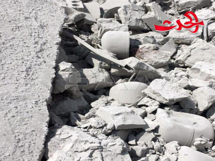 انفجار في مستودع للغاز على اطراف بلدة يوقع عدد من الاصابات نبل