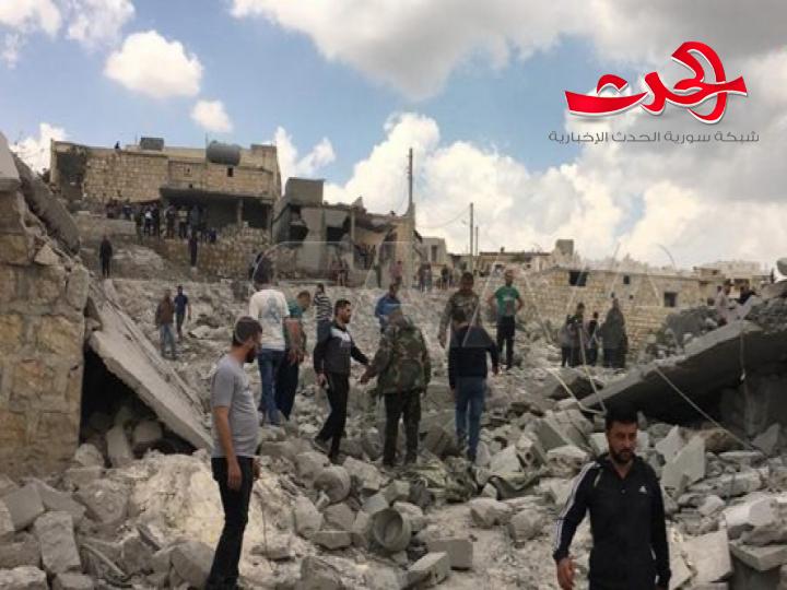 انفجار في مستودع للغاز على اطراف بلدة يوقع عدد من الاصابات نبل