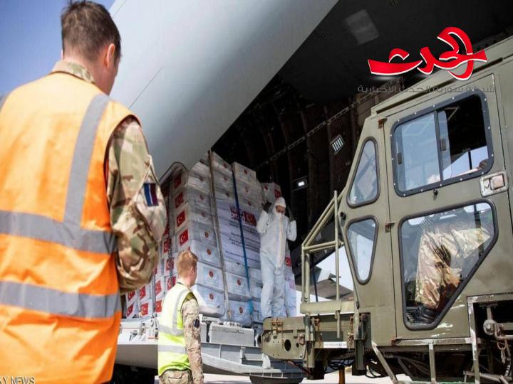 بريطانيا تصف ما ارسلته تركيا من معدات طبية بالمعيبة