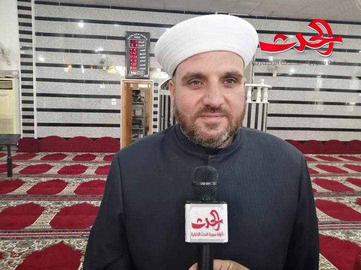 أداء صلاة الجمعة بمساجد درعا مع تطبيق الإجراءات الوقائية