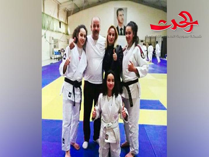 ثلاث اخوات من السويداء تجمعهن موهبة الجودو كارانيه