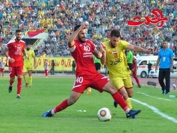 مباراة قوية تنتظر فريقي الجيش وتشرين في ال 30 من الشهر الجاري