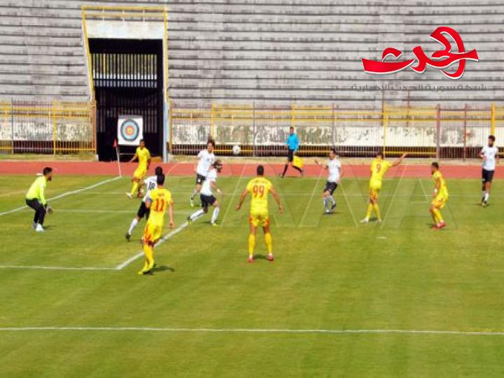 تشرين يحافظ على صدارة الدوري 