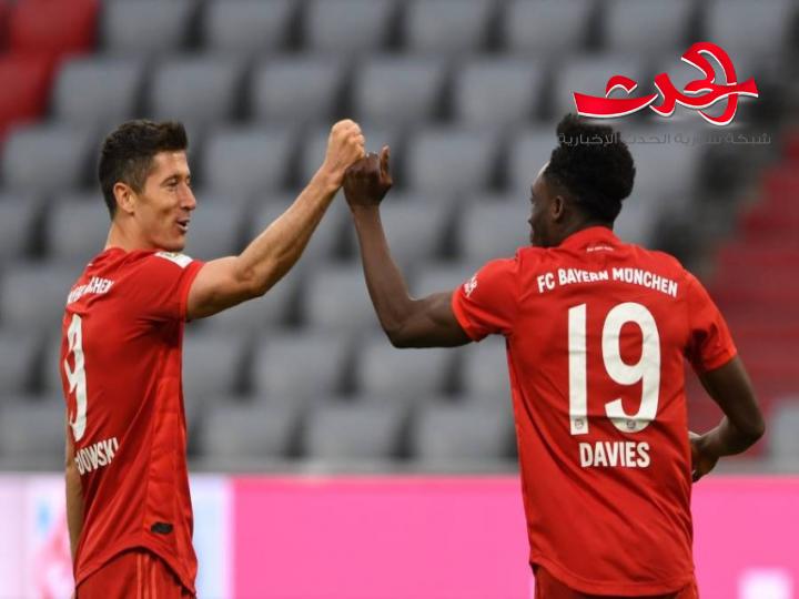 بايرن ميونخ يواصل تقدمه نحو التتويج في الدوري الالماني