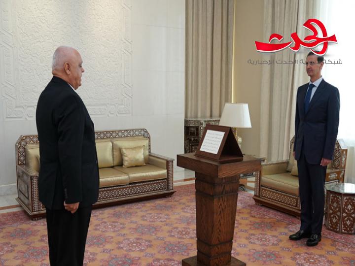 المحافظون الجدد يؤدون اليمين القانونية أمام السيد الرئيس بشار الاسد